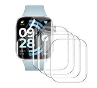 Natbok 5 Pièces Protection écran pour Xiaomi Redmi Watch 6/NFC, Anti-Rayures et Sans Bulles TPU Flexible Film Compatible avec Lecteur d’Empreinte Redmi Watch 6 Protection D'écran