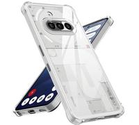 Natbok Clair Coque pour Nothing Phone 3a,Anti-Rayures Dur Dos PC et Antichoc Bumper TPU Etui de Protection Nothing Phone (3a),Anti-jaunissement, Cas de téléphone Ultra Mince Transparent Housse