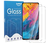 Natbok Lot de 2 protecteurs d'écran compatibles avec TCL 60 XE NXTPAPER 5G, couverture complète en verre trempé 9H, HD transparent résistant aux rayures, sans bulles pour TCL 60 XE NXTPAPER 5G