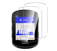 Natbok Lot de 2 protections d'écran solaires compatibles avec Garmin Edge 540/840, couverture complète 9H, film HD transparent résistant aux rayures, sans bulles pour Garmin Edge 840