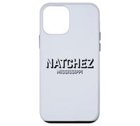 Natchez Mississippi - Bloc Natchez MS Coque pour iPhone 12 Mini