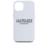 Natchez Mississippi - Bloc Natchez MS Coque pour iPhone 13