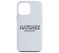 Natchez Mississippi - Bloc Natchez MS Coque pour iPhone 13 Pro Max