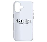 Natchez Mississippi - Bloc Natchez MS Coque pour iPhone 17