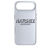 Natchez Mississippi - Bloc Natchez MS Coque pour iPhone Air