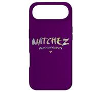 Natchez Mississippi - Logo Aquarelle Natchez MS Coque pour iPhone Air