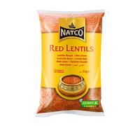 Natco | Lentilles rouges | 2 kg | Origine indienne | Haute fibre