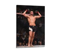 Nate Diaz Photo Print Poster Poster Art mural sur toile Esthétique Musique et Film Décoration Salon Chambre 40 x 60 cm Style Cadre