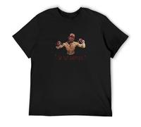 Nate Diaz Stockton Men T-Shirt Printed Camiseta Black Tee Top L