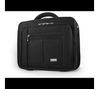 NATEC Boxer NTO-0392 Malette 15.6" Noir Nylon, 415x330x90mm, 3 Compartiments, Sangle épaule, Protection Poussière/Rayures/Chocs