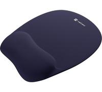 Natec Chipmunk Memory Foam tapis de souris ergonomique en gel bleu marine