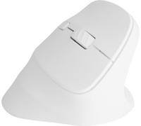Natec CRAKE 2 Wireless Mouse/Bureau/Optical/2 400 DPI/USB+BT/Blanc/Vertical/Optical/Droitier