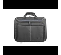 NATEC Doberman Malette 17.3" Polyester Noir - Compartiment 420x305mm - Résistant Poussière/Rayures - Sangle épaule - Dimensions 455x340x70mm - 840g