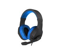 Natec Genesis Argon 200 Casque pleine taille filaire jack 3,5mm noir, bleu