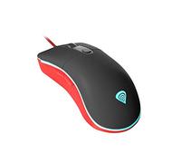 Natec Genesis Krypton 500 souris USB Optique 7200 DPI - Souris (Droitier, Optique, USB, 7200 DPI, 4600 ips, Noir, Rouge)