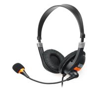 NATEC Drone Casque Avec fil Arceau Appels/Musique Noir, Orange