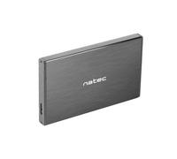 Natec HDD/SSD External Enclosure Rhino GO for 2.5'' SATA - USB 3.0, Aluminum