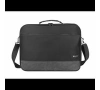 NATEC Impala 2 Sac Messenger 14.1" Polyester Noir/Gris - 380x55x305mm, 2 compartiments, poche avant, sangle épaule amovible, 500g