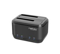 NATEC Kangaroo Dual USB 3.2 Gen 1 (3.1 Gen 1) Type-A Noir