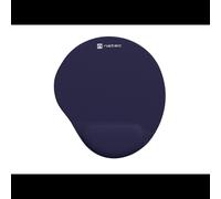 NATEC MARMOT NPF-2182 : Tapis de souris 225x245mm, surface tissu bleu foncé, base caoutchouc antidérapante, repose-poignet gel intégré, épaisseur 2,2cm.