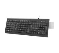 NATEC NKL-2052 clavier Bureau USB QWERTY Espagnole Noir