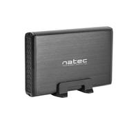Natec Boîtier HDD externe RHINO NKZ-0448 USB 3.0 Aluminium Noir 3,5 pouces SATA