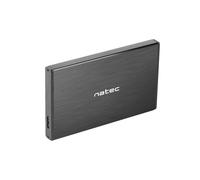 NATEC NKZ-0941 Boîtier de disques de stockage Boîtier disque dur/SSD Noir 2.5