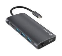 NATEC NMP-2162 station d'accueil Avec fil USB 3.2 Gen 1 (3.1 Gen 1) Type-C Gris
