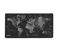 Natec Grand tapis de souris éducatif Time Zone Map 800 x 400 Noir G