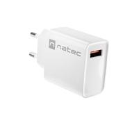 NATEC RIBERA Universel Blanc Secteur Charge rapide Intérieure
