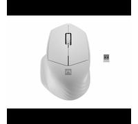 NATEC Siskin 2 Souris Optique Bluetooth 5.0 1600 DPI 3 Boutons Programmables Droitier Blanc - Portée 10m - Pile AA Incluse