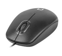 Natec Souris Hawk - Droitier, Câble USB Type-A, Capteur optique 1000 DPI, Noir