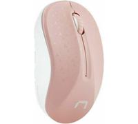 Natec souris optique TOUCAN/1600 DPI/test/optique/1 600 DPI/sans fil USB/blanc-rose