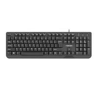 NATEC TECLADO Trout Slim Negro