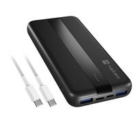 NATEC TREVI SLIM Q V2 Lithium Polymère (LiPo) 10000 mAh Noir