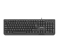 NATEC Trout Clavier USB QWERTY US International Noir