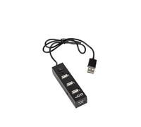 Natec UGO USB HUB 4-Port USB 2.0, active, on/off, black