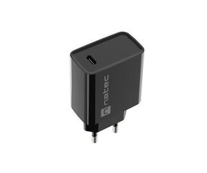 NATEC USB CHARGER RIBERA USB-C 20W PD BLACK