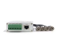NATEFEMIN Balun émetteur-récepteur vidéo passif 4-CH BNC vers Cat5/5E/6 RJ45 UTP pour système de caméra de surveillance CCTV