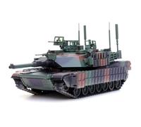 NATEFEMIN Modèle de char de combat principal US M1A2 TUSK II Abrams - Échelle 1:72 - Modèle de char de combat principal pour collection