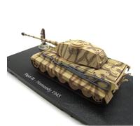 NATEFEMIN Modèle de char lourd en alliage à l'échelle 1:72 de la Seconde Guerre mondiale de l'armée allemande du roi tigre de l'armée allemande