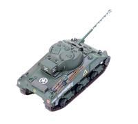NATEFEMIN Modèle de char moyen Sherman en alliage à l'échelle 1:72 de la Seconde Guerre mondiale USA M4 Sherman pour collection