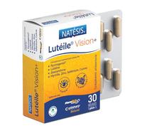 Natésis Lutéile Vision+ - Lutéine FloraGLO® 10 mg + Zéaxanthine 2 mg - Pycnogenol® + Myrtille - 1 gélule/jour - Zinc Vision Normale - Antioxydants & Protection Écrans