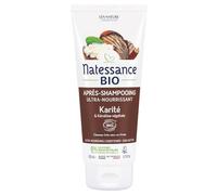 Natessance - Après-Shampooing Ultra-Nourrissant - Karité Bio & Kératine Végétale - Certifié Bio Cosmos Organic - Tube 100% Végétal - 200 ml