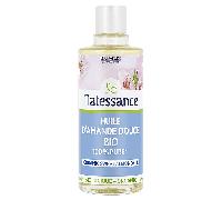 Natessance Huile d'amande douce bio Bébé 100% pure - Flacon 50 ml