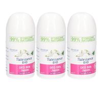 Natessance Bio Déo 24h Jasmin Liquide 3x50 ml