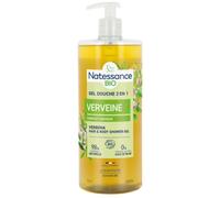 Natessance Bio Shampooing-Douche Verveine Citronnée Flacon Pompe 1l