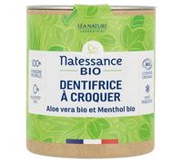 NATESSANCE - Dentifrice Comprimés Bio Aloe Vera & Menthe, Fraîcheur Naturelle et Pratique (80 comprimés) - lot de 3 - Vendu par Lot
