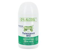 Natessance Bio Déodorant 24h Rechargeable Aloe Vera Peaux Normales À Sensibles Roll-On 50ml