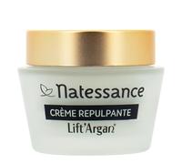Natessance | Crème Repulpante - Lift’Argan | Double Action Anti-Âge sur les rides et la fermeté | Acide hyaluronique naturel | Tous types de peaux | Certifié Bio | 99% d’origine naturelle | 50 ml